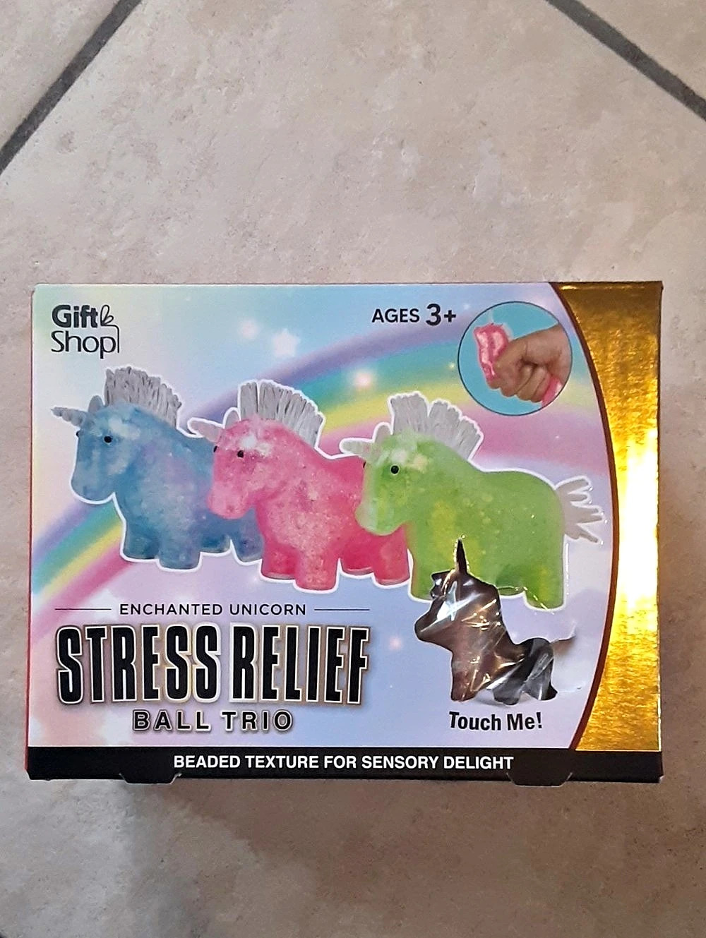 Squishy Unicorn Stress Relief Ball Trio